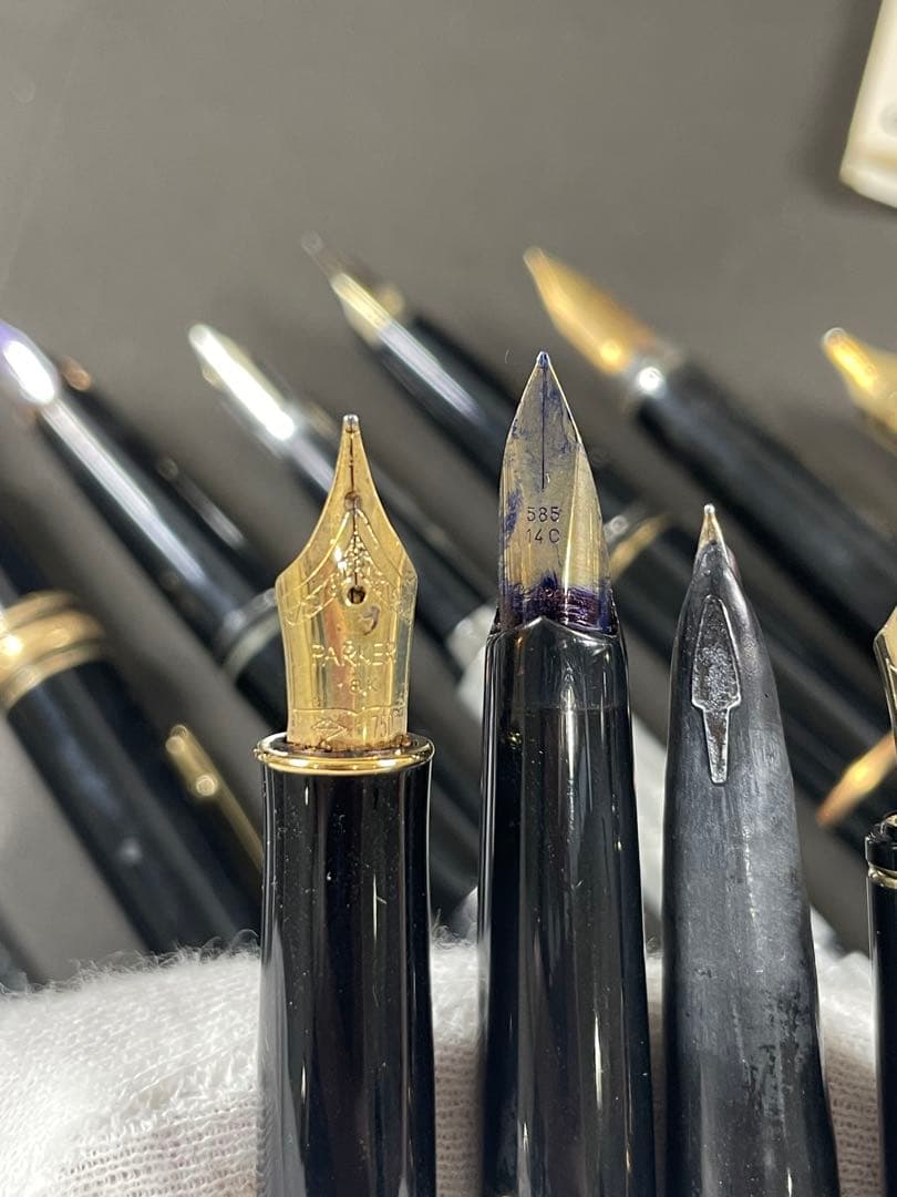 モンブラン パーカー プラチナム万年筆 ボールペンまとめ売り925刻印15本以上