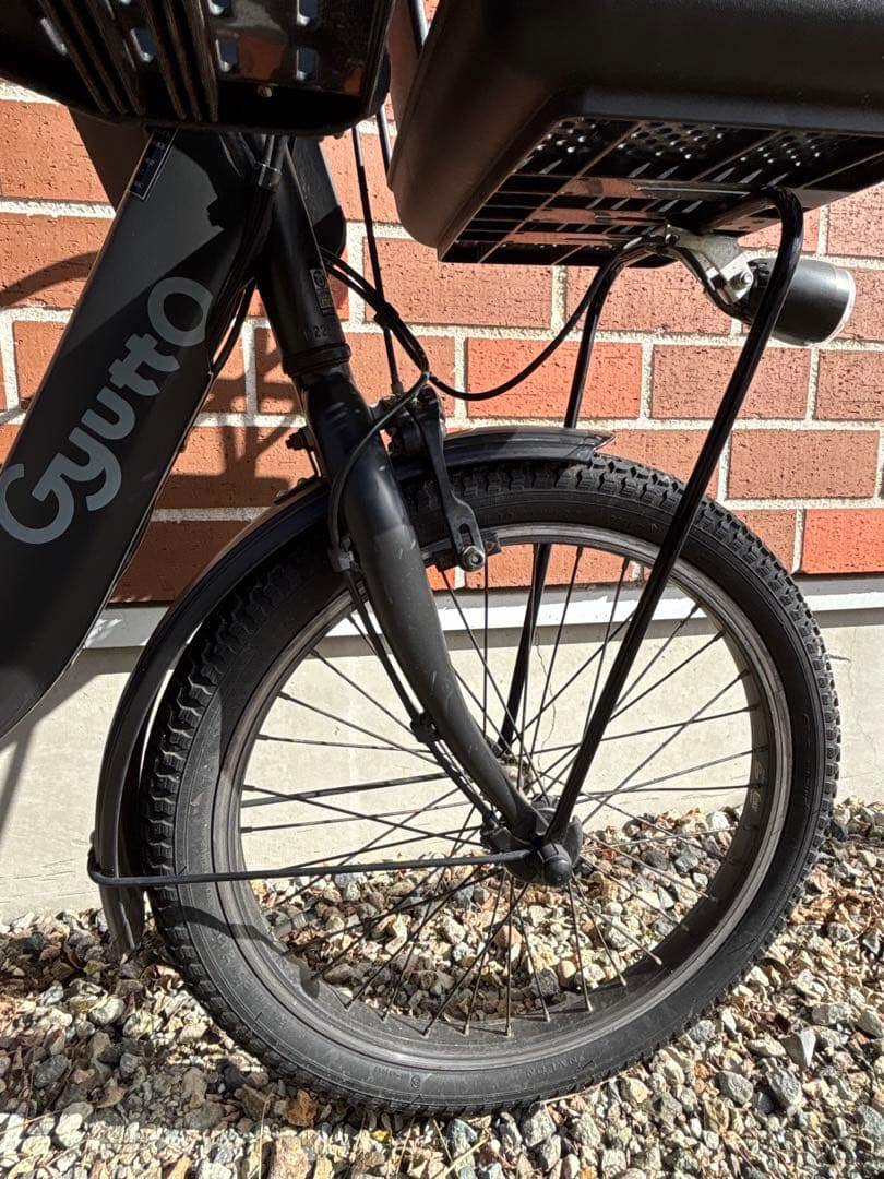 ギュットクルームR・EX ブラック 3人乗り ラクイック 電動アシスト自転車