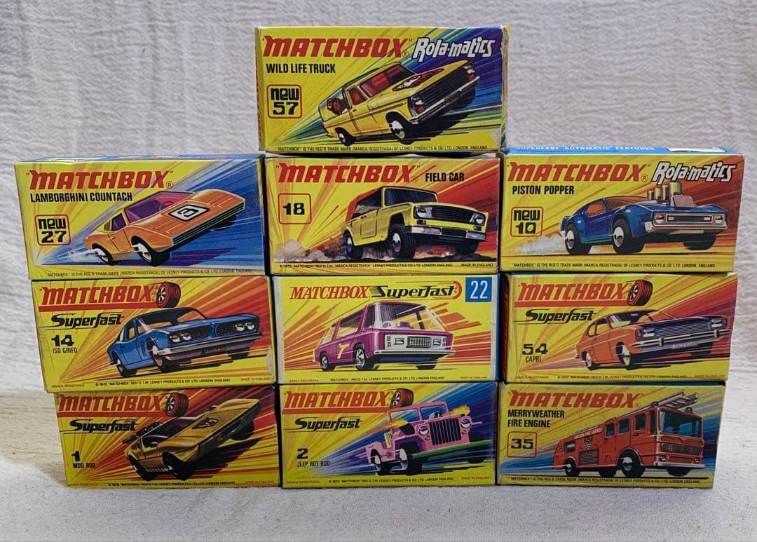当時物Matchbox ミニカー セット 10台