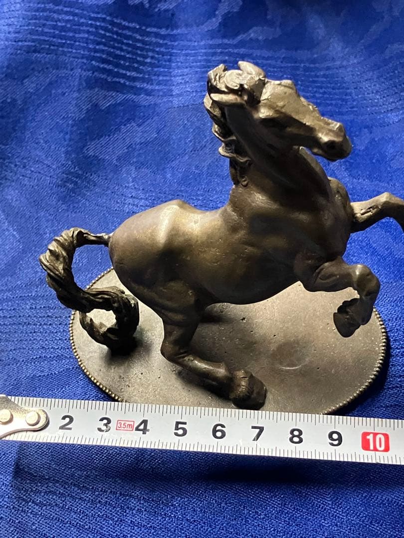 フランクリンミント　金属製馬の彫刻 ブロンズ　銅