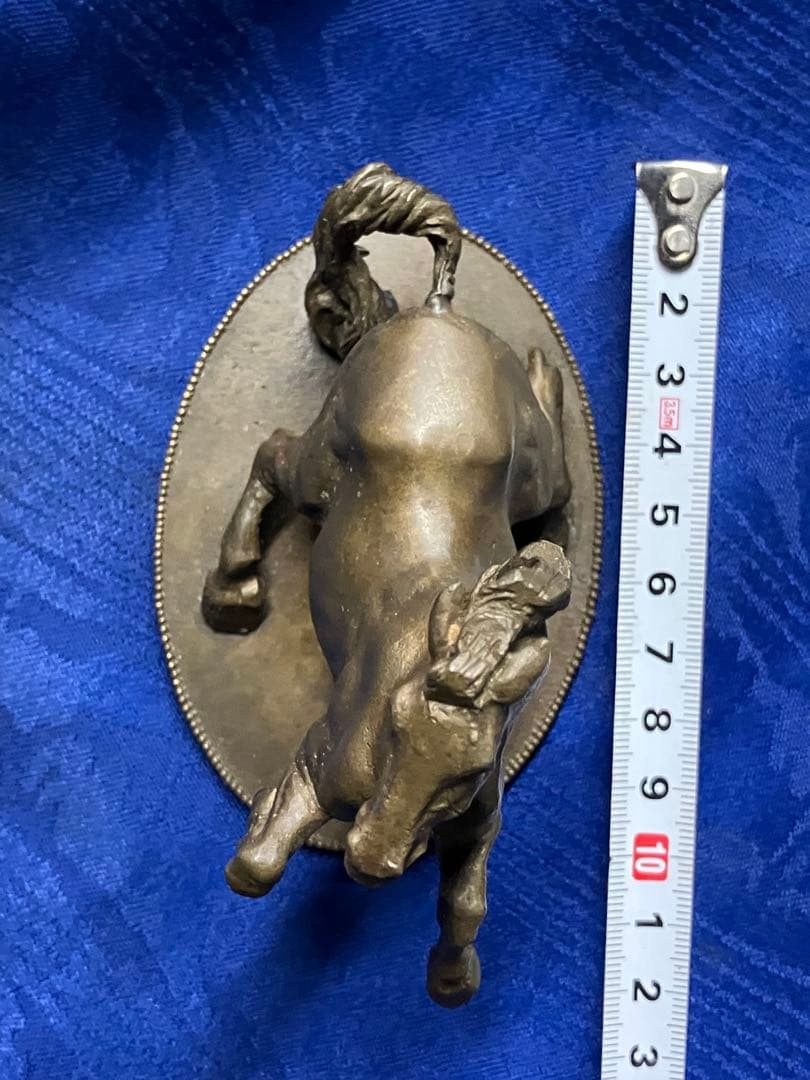 フランクリンミント　金属製馬の彫刻 ブロンズ　銅