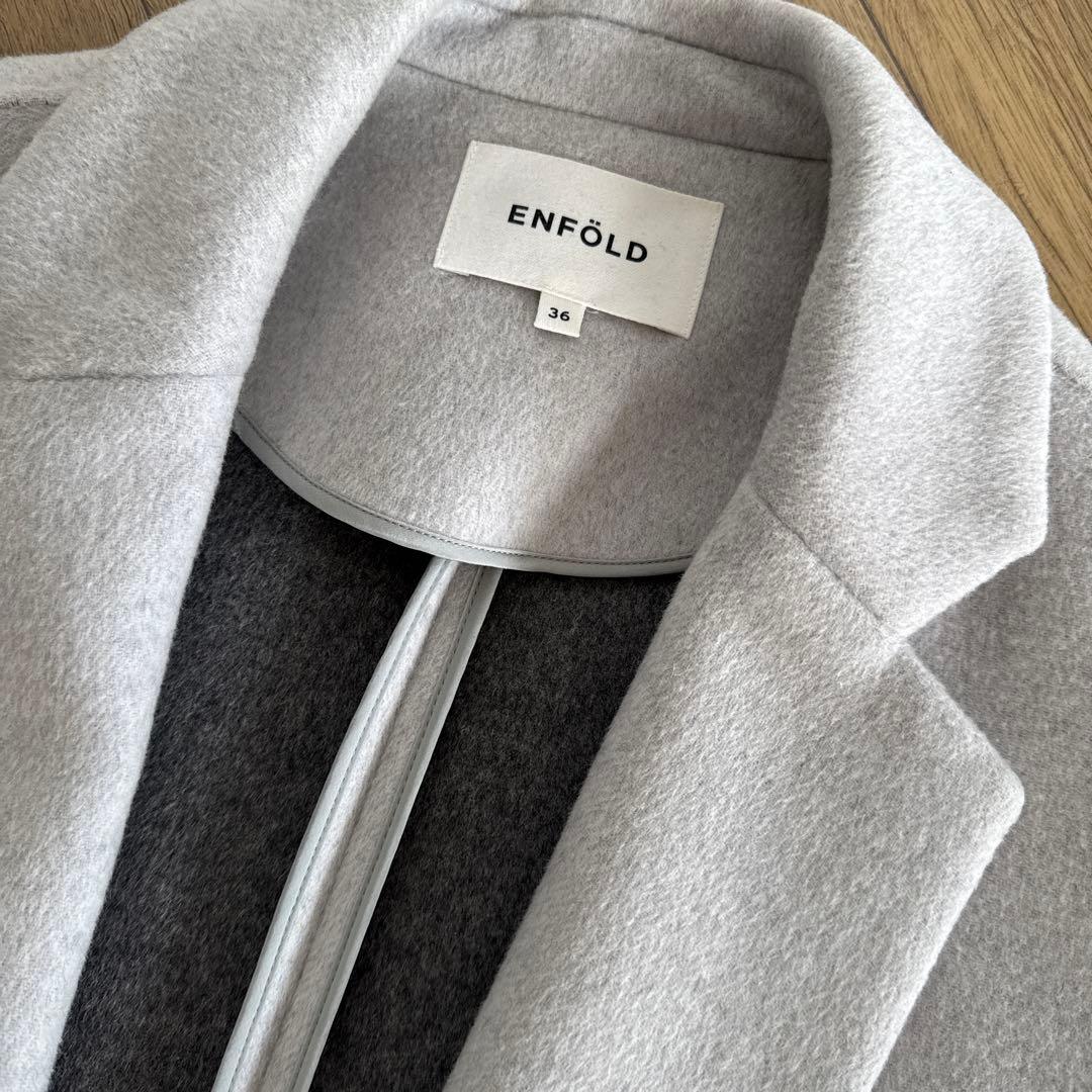 ENFOLD エンフォルド トップリバー チェスターコート 36