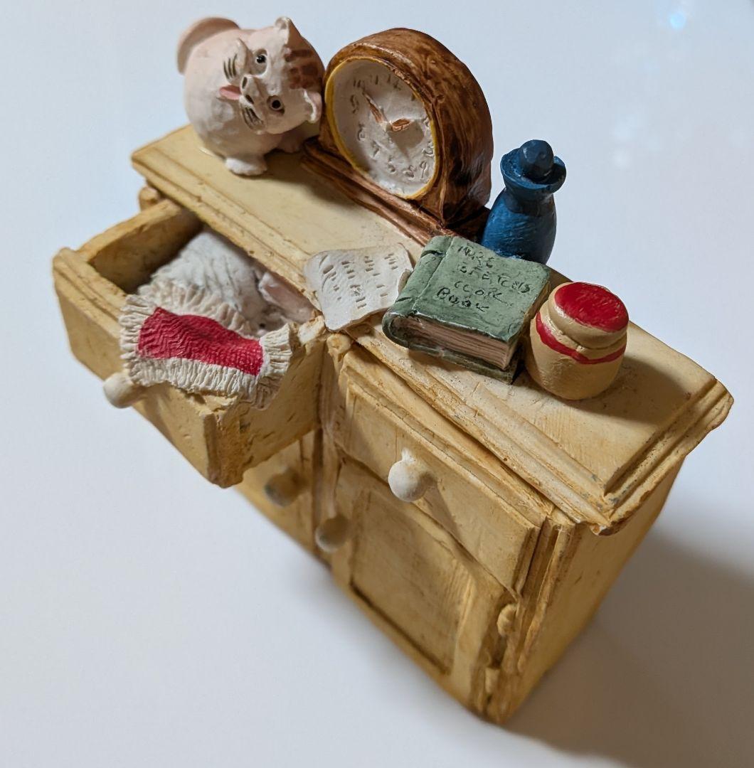 猫の置物 ピーターフェイガン スコットランド製 3点セット