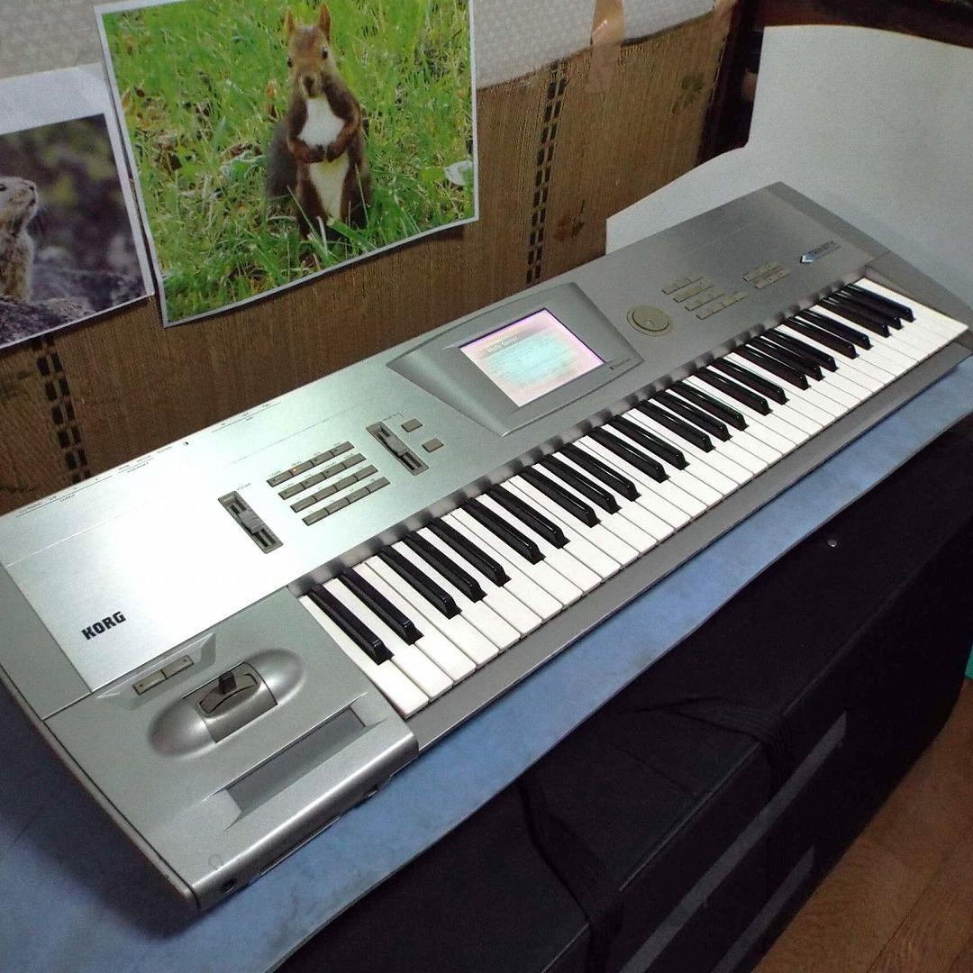 美品_最近液晶難有_KORG TRINITY 61鍵_FDD交換_取説新品_SC