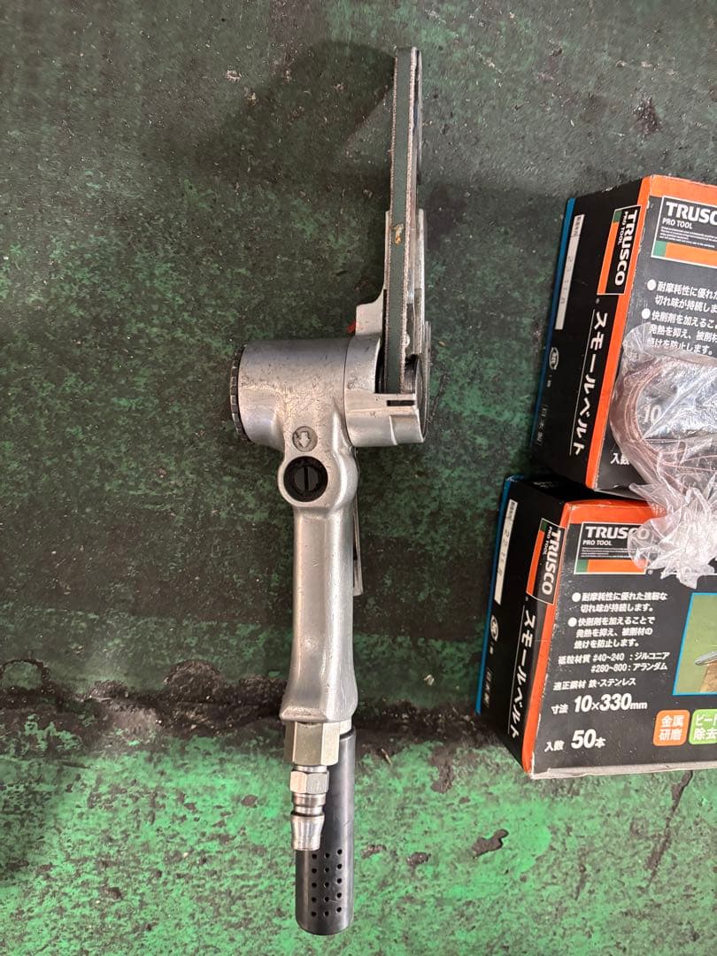 日東工器エアー式ベルトサンダー　MODEL B−10B(10mm)