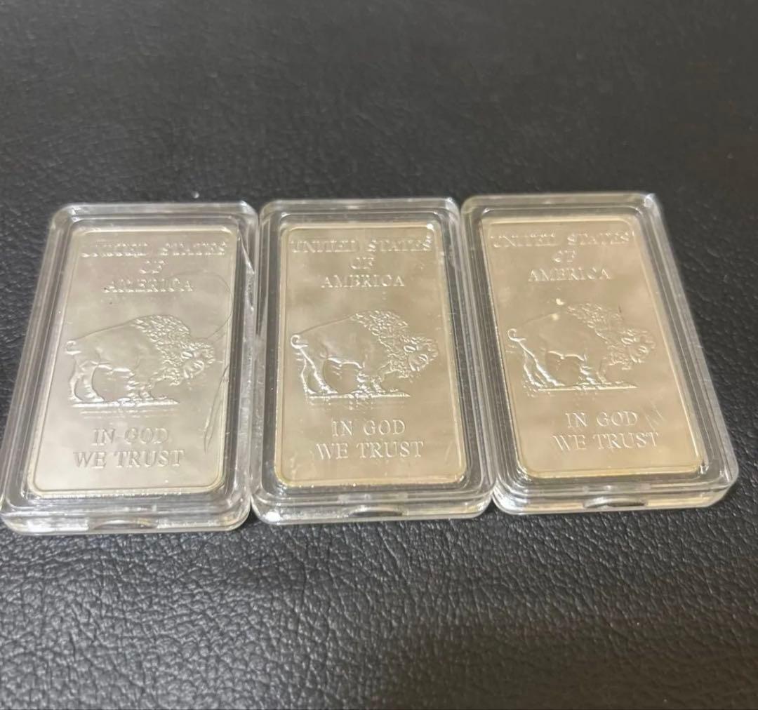 インゴット銀メッキレプリカ