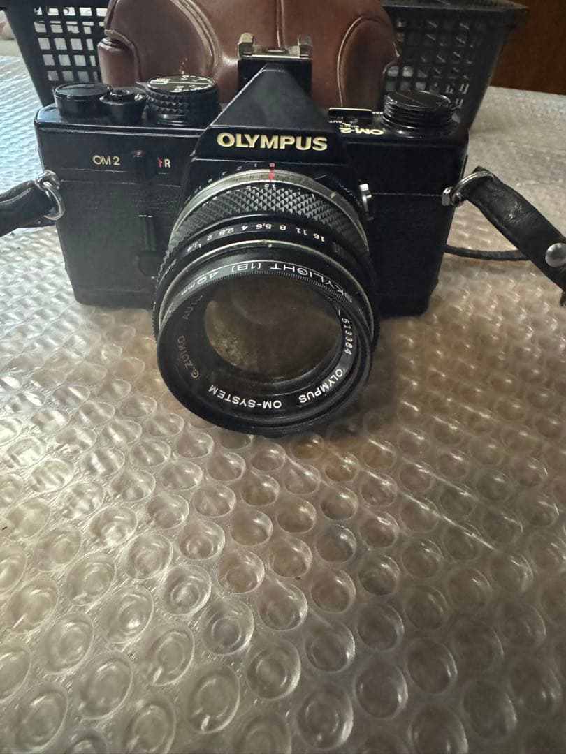 H　OLYMPUS OM-2 フィルム一眼レフカメラ　動作未確認
