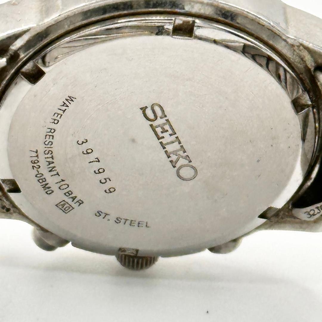 【電池交換済み】稼働 SEIKO 100M クロノグラフ 腕時計 クォーツ