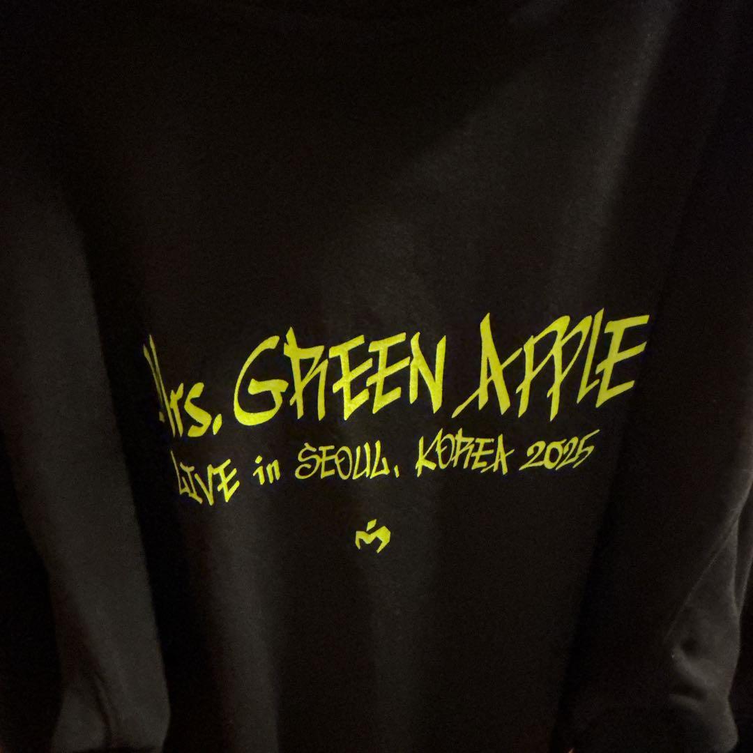 ミセスグリーンアップル　韓国ライブ　ソウル　フーディー　XLサイズ