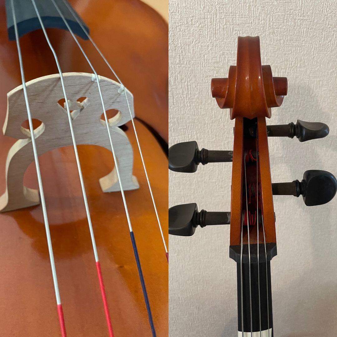 チェロ　メーカー・詳細不明　ソフトケース付き　現状品