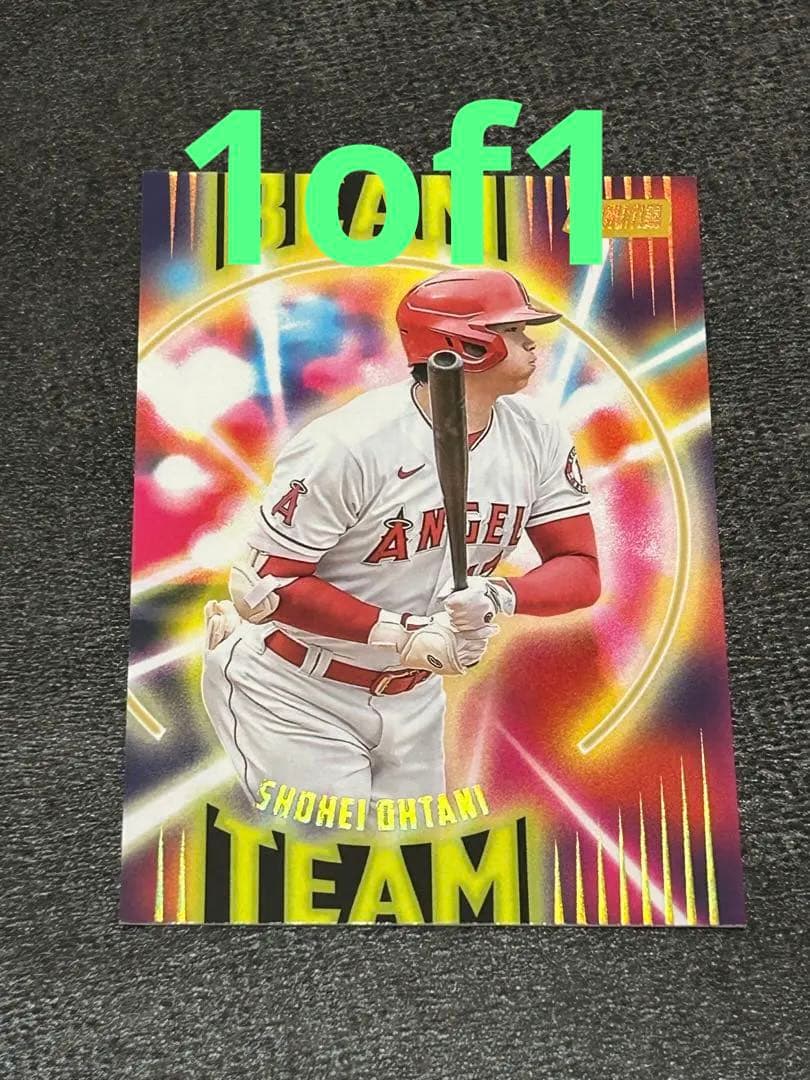 【1/1】大谷翔平 Topps stadium club BEAM TEAM