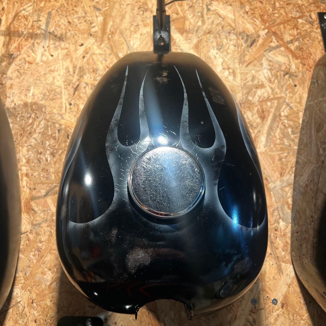 ピーナッツタンク　クラック　エイジング塗装　キャップ付き！