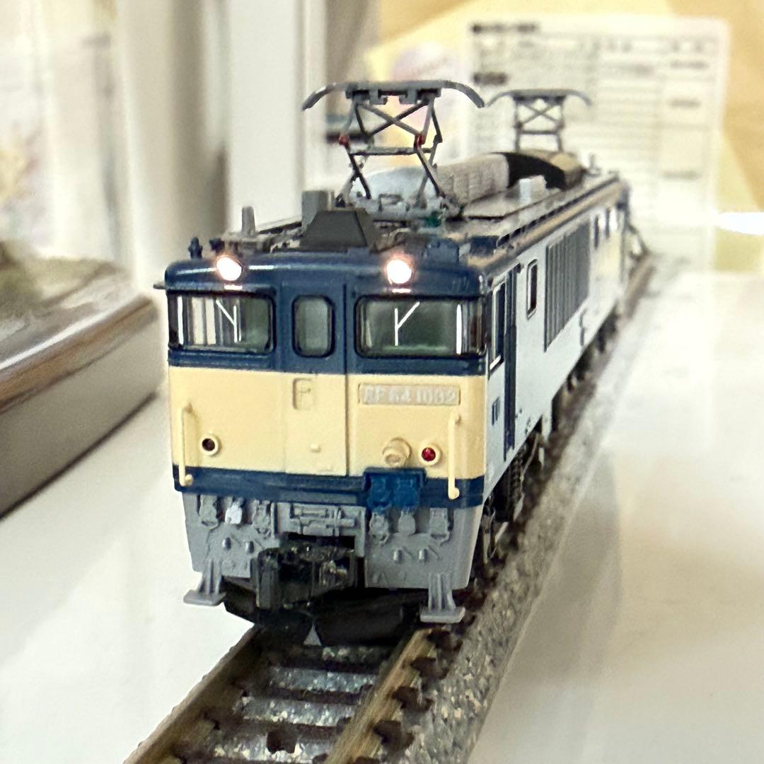 （加工品）TOMIX 9148 EF64 1000 双頭連結器　艶出し、色差し