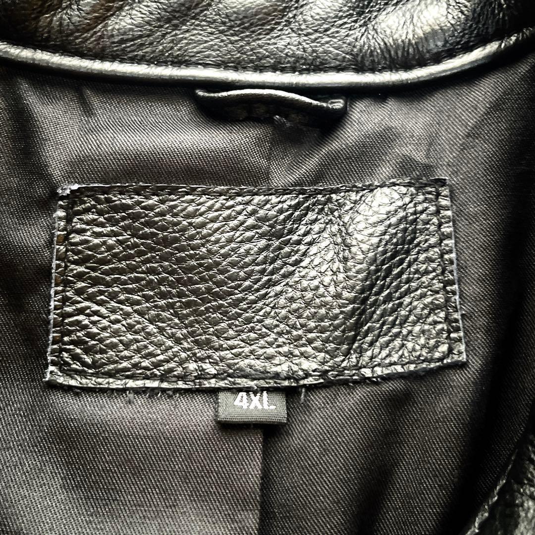 ジャケット・アウター archive skull cow skin leather jkt y2k