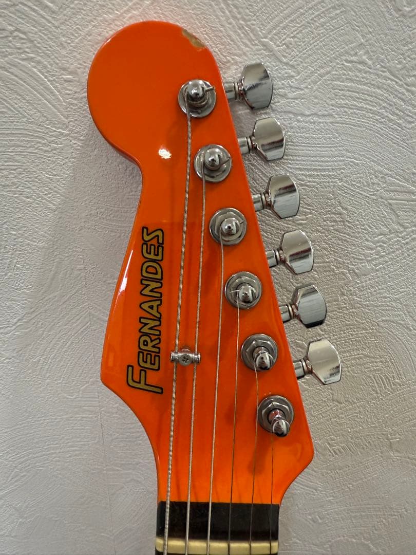 Fernandes エレキギター オレンジ　動作未確認