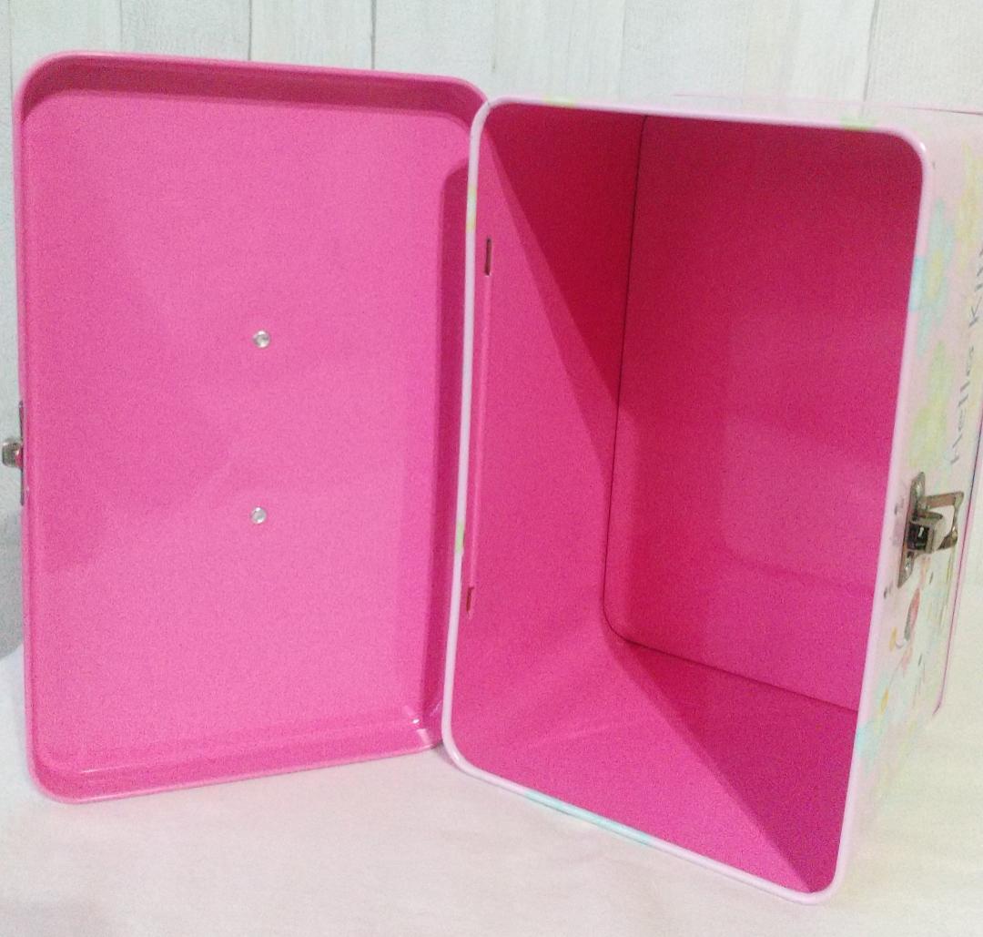 キティ　缶　トランクバッグ　小物入れ　ケース