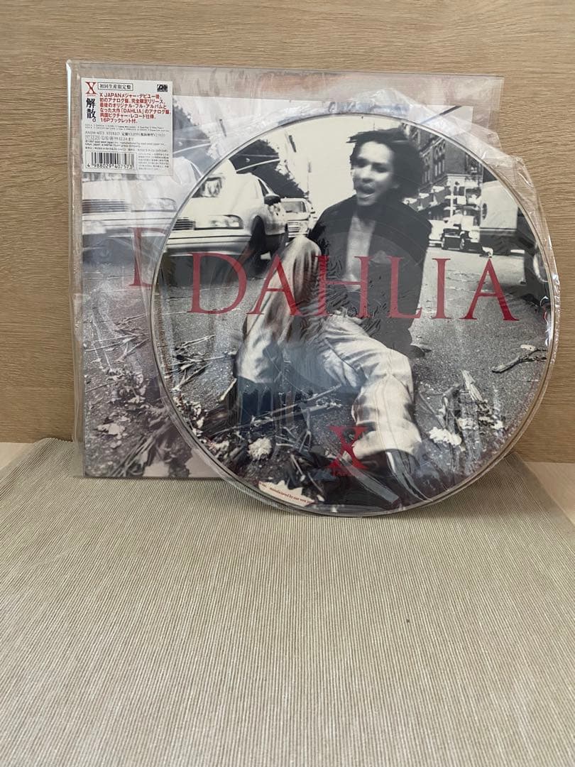t*m様 X JAPAN DAHLIA ピクチャーレコード　限定リリース品　おま
