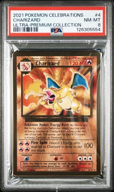 【PSA8】リザードン メタル ウルトラプレミアムコレクション 英語版