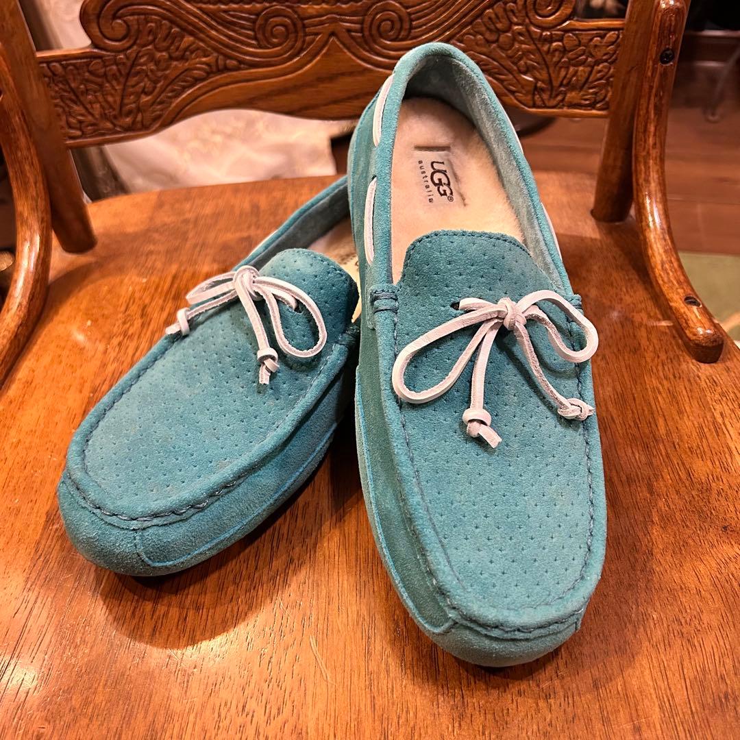 【極美品】UGG M CHESTER 26㎝UGG ターコイズ モカシン