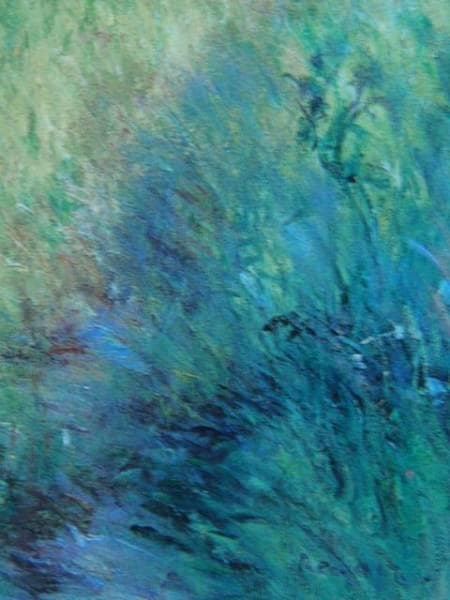 ルノワール 、【シャトゥーのセーヌ河】、希少画集画、新品高級額・額装付