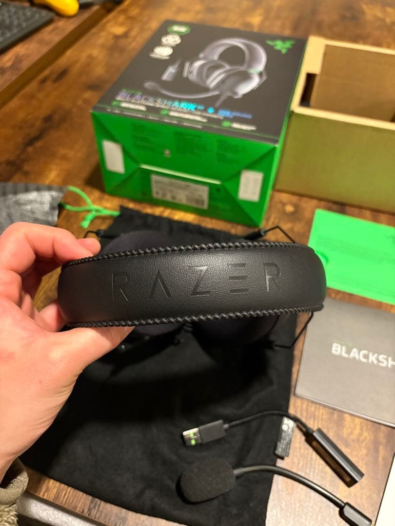 サウンドカード付 Razer BlackShark V2 ゲーミングヘッドセット