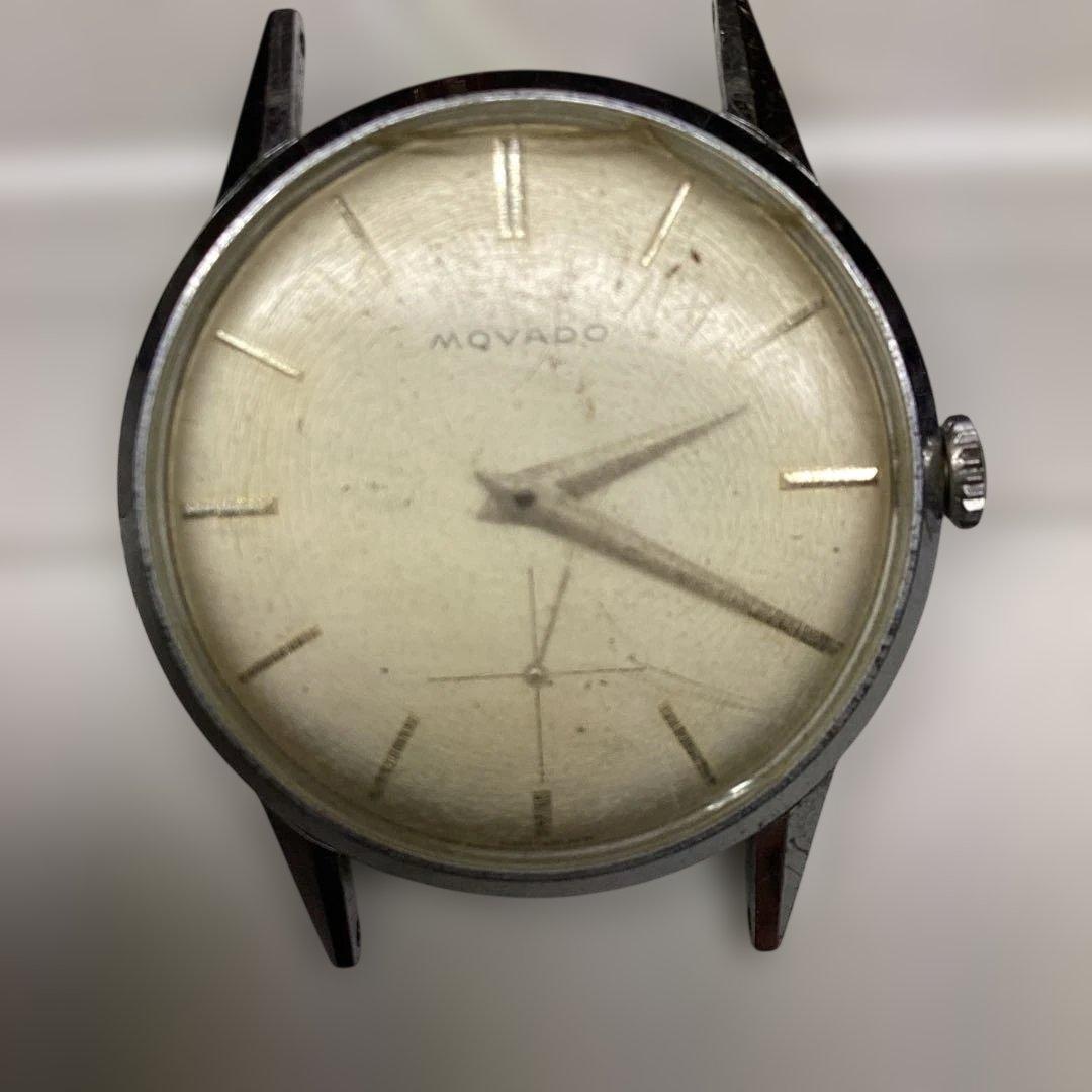 宝*斎様 MOVADO 手巻き時計 アイボリー文字盤　ジャンク品