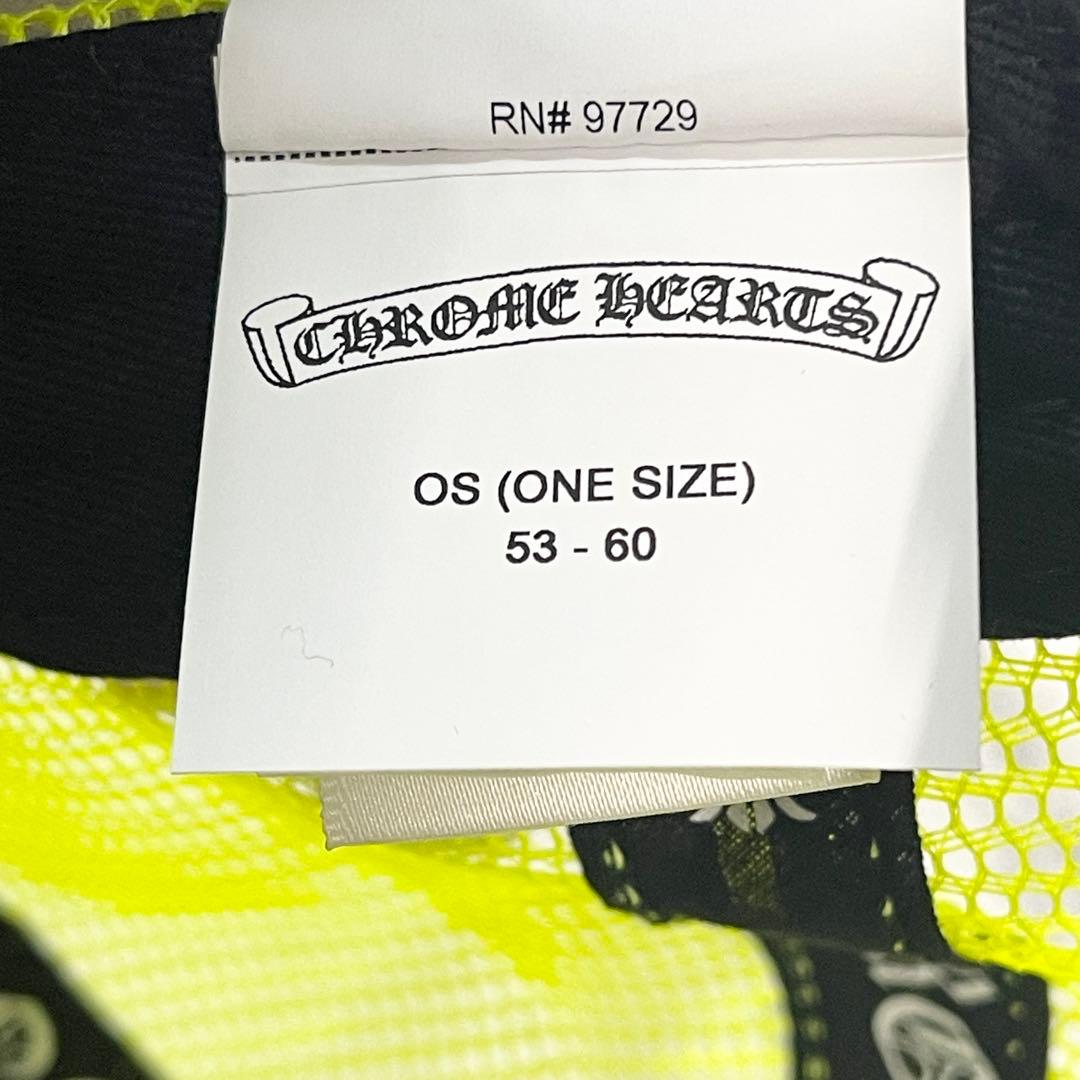 【年末セール】31日まで クロムハーツ クロスパッチ トラッカーキャップ 黄色