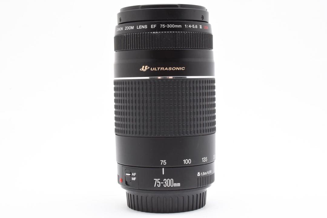 望遠レンズ☆CANON EF 75-300mm F4-5.6 III USM