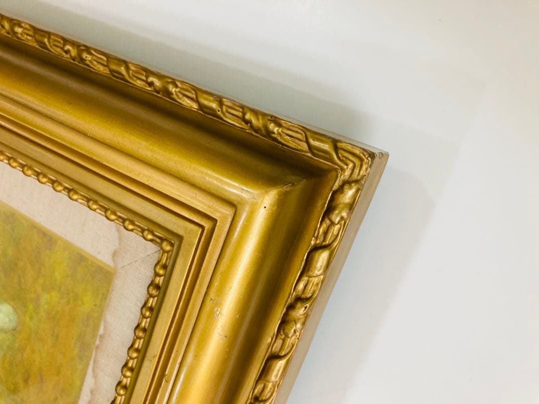 松岡克 【白馬】肉筆 油彩 直筆サイン 孤高の画家 渾身の傑作 洋画家