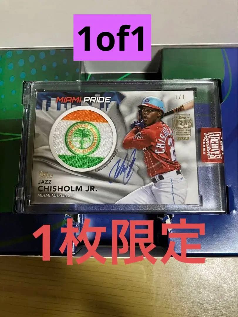 ジャズ・チザムjr直筆サインカード1/1