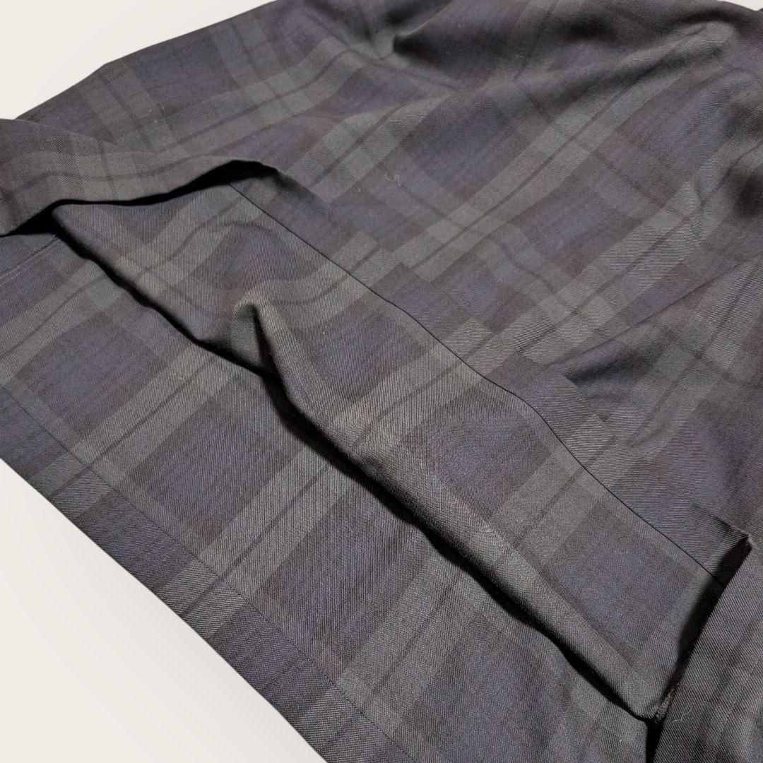 トラディショナルウェザーウェア　ギャザードボリュームキュロットパンツ　チェック