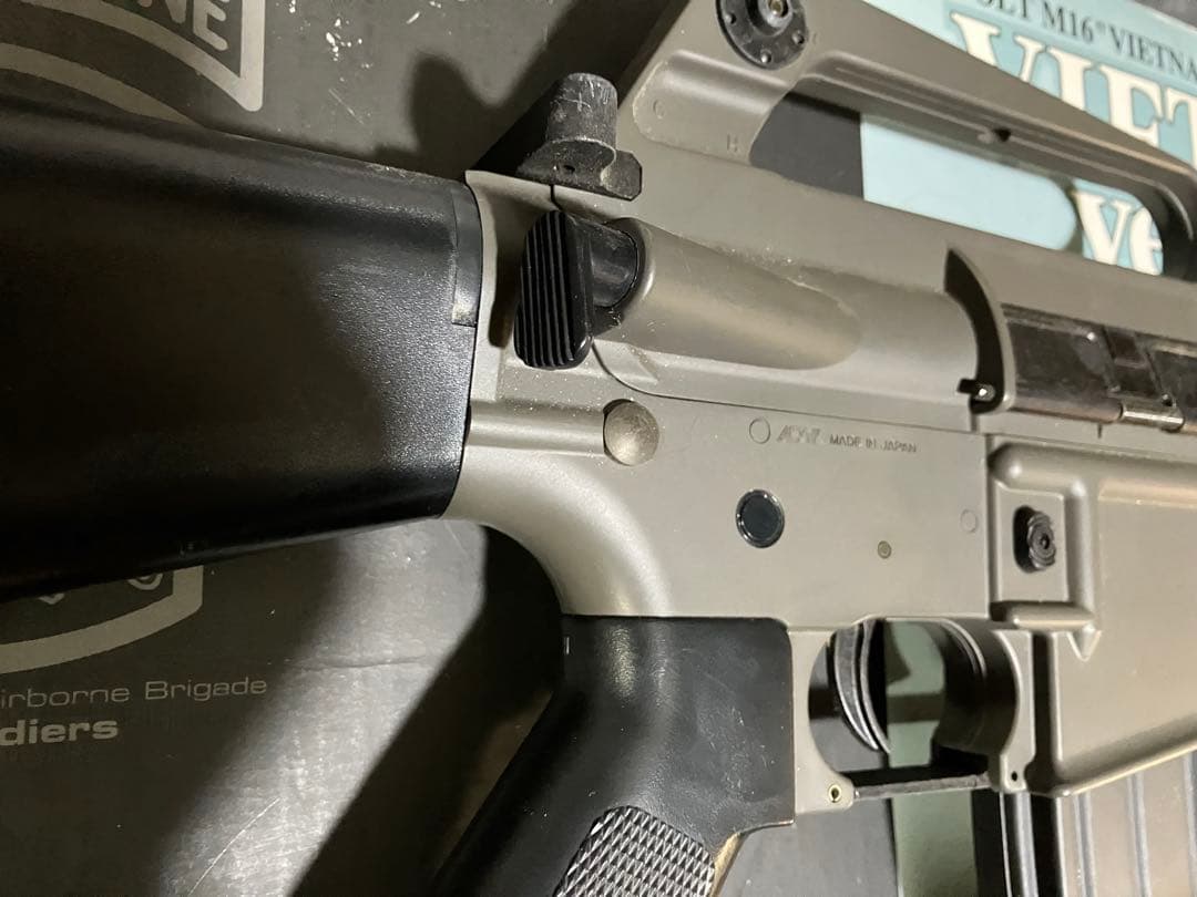 M16A1 ベトナム バッテリー3本、BB弾現状品付きEG700ハイトルクモータ