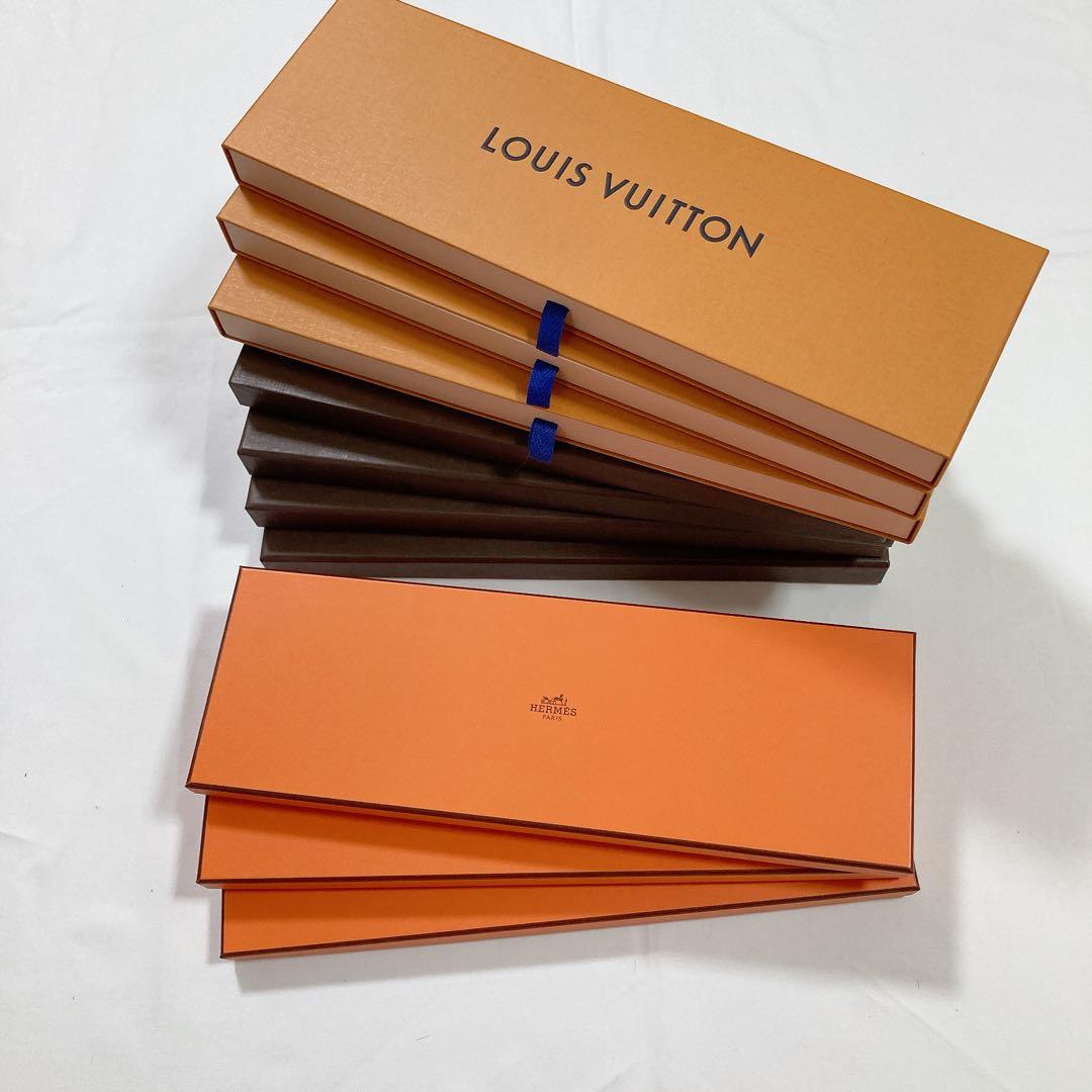 エルメス　ルイヴィトン　ネクタイ　空箱　10個セット