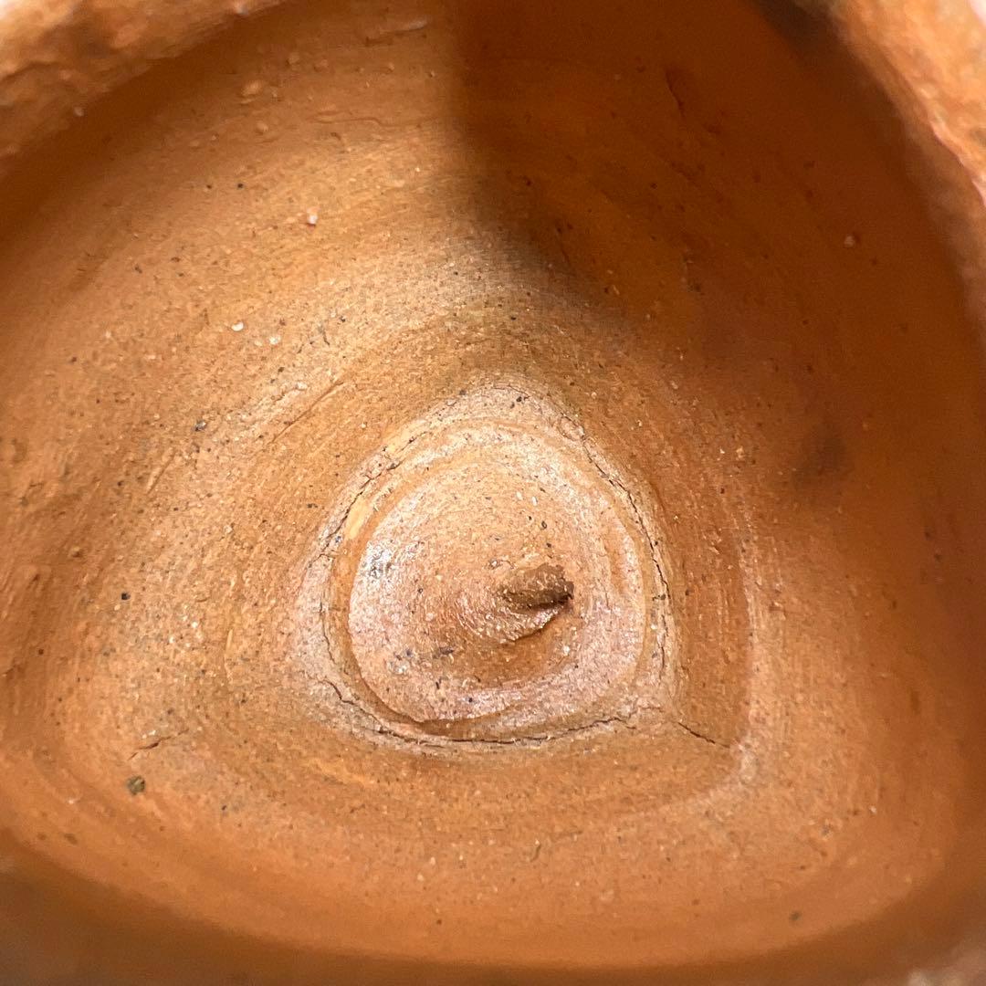 隠崎隆一　備前ぐい呑　共箱　幅約7㎝　東Y7-0507⭐︎2Fトヒサ