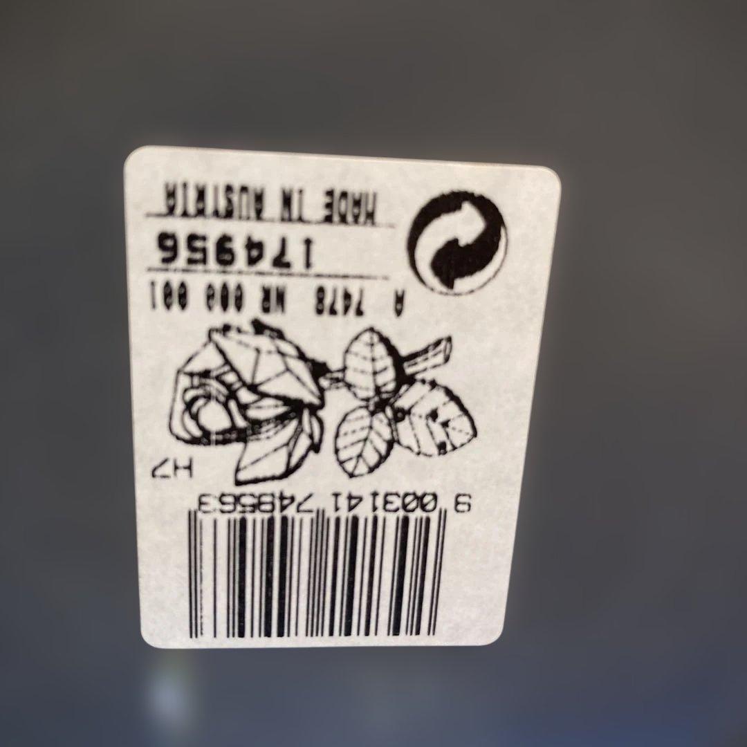 SWAROVSKI スワロフスキー　クリスタルローズ 証明書付き　薔薇(384)