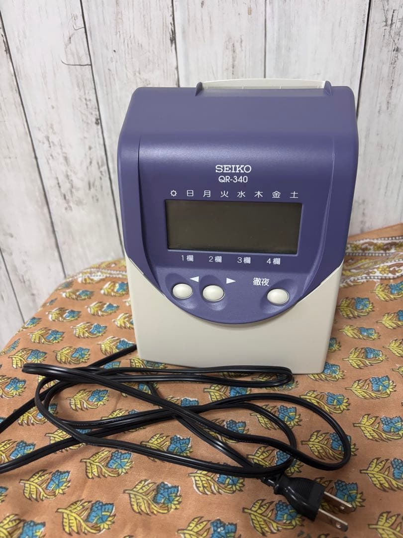 SEIKO QR-340 タイムレコーダー