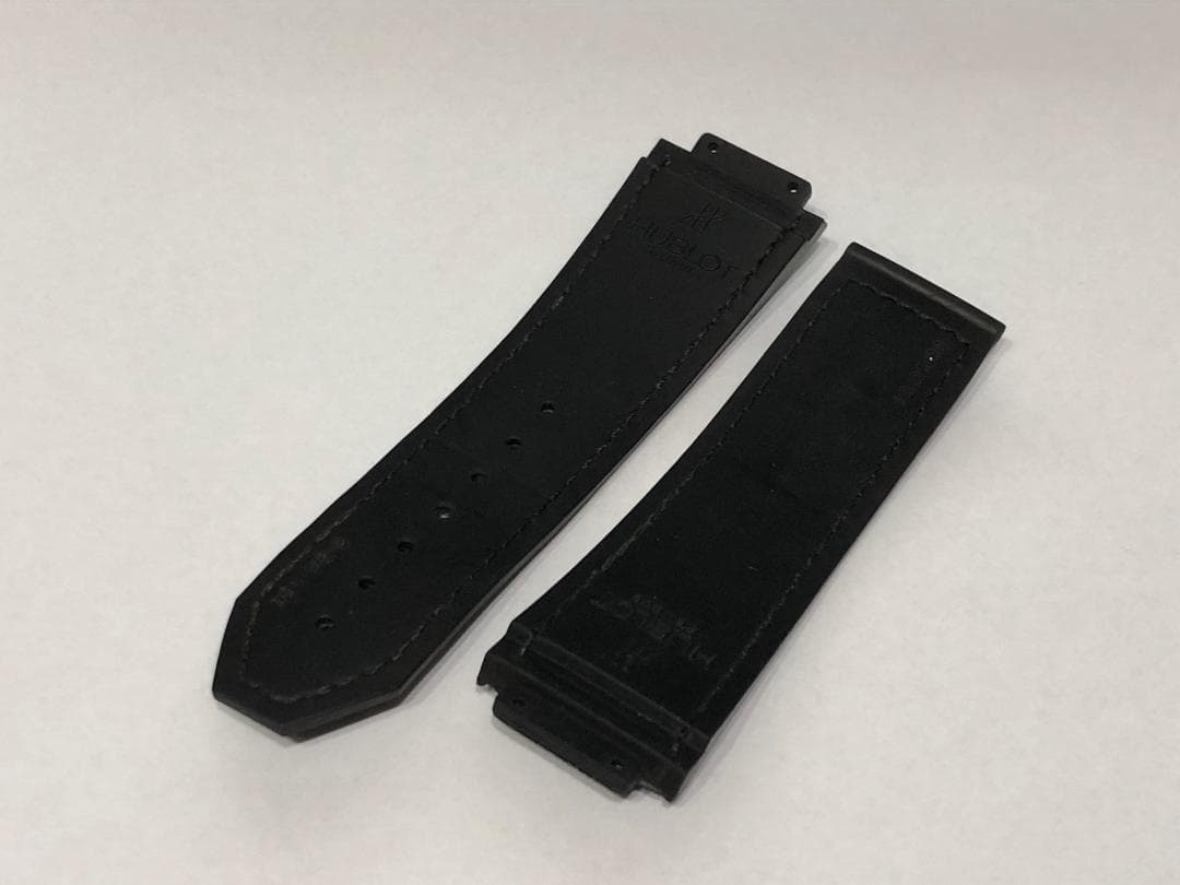 【良品】HUBLOTウブロ 純正クロコラバーストラップ ブラック ビッグバン