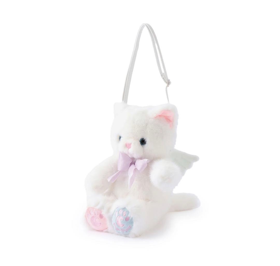 mezzo piano 猫 ぬいぐるみポシェット 新品 タグ付