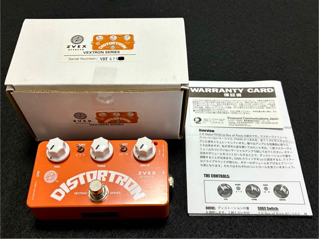 Z.VEX DISTORTRON マーシャル系【美品】