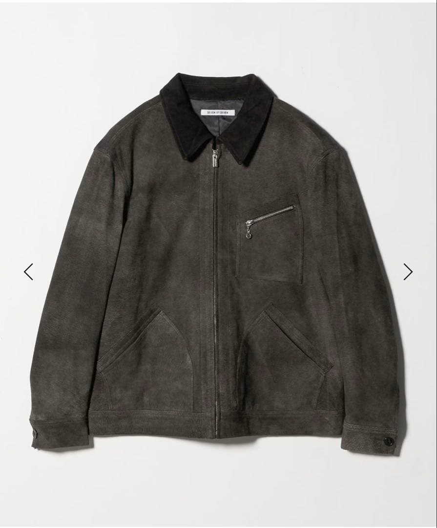 マ*ー様 【SEVEN BY SEVEN 】91-B TYPE レザーブルゾン