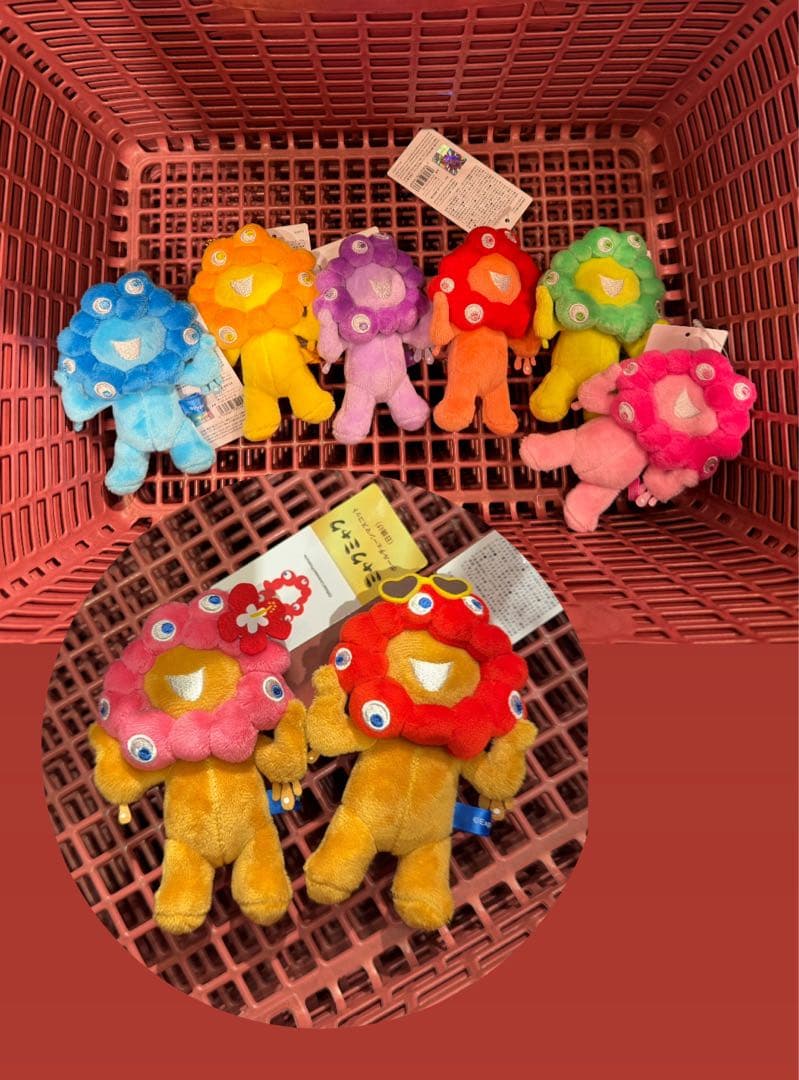 最新)焦げてる/推しカラミャクミャクぬいぐるみセット8点コンプリート