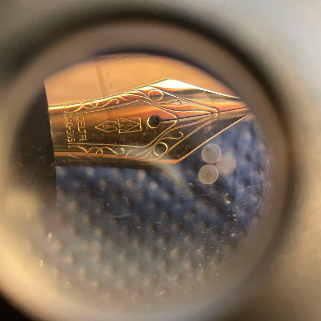 DELTA ヴィア　ベネット ブラック　万年筆　14K