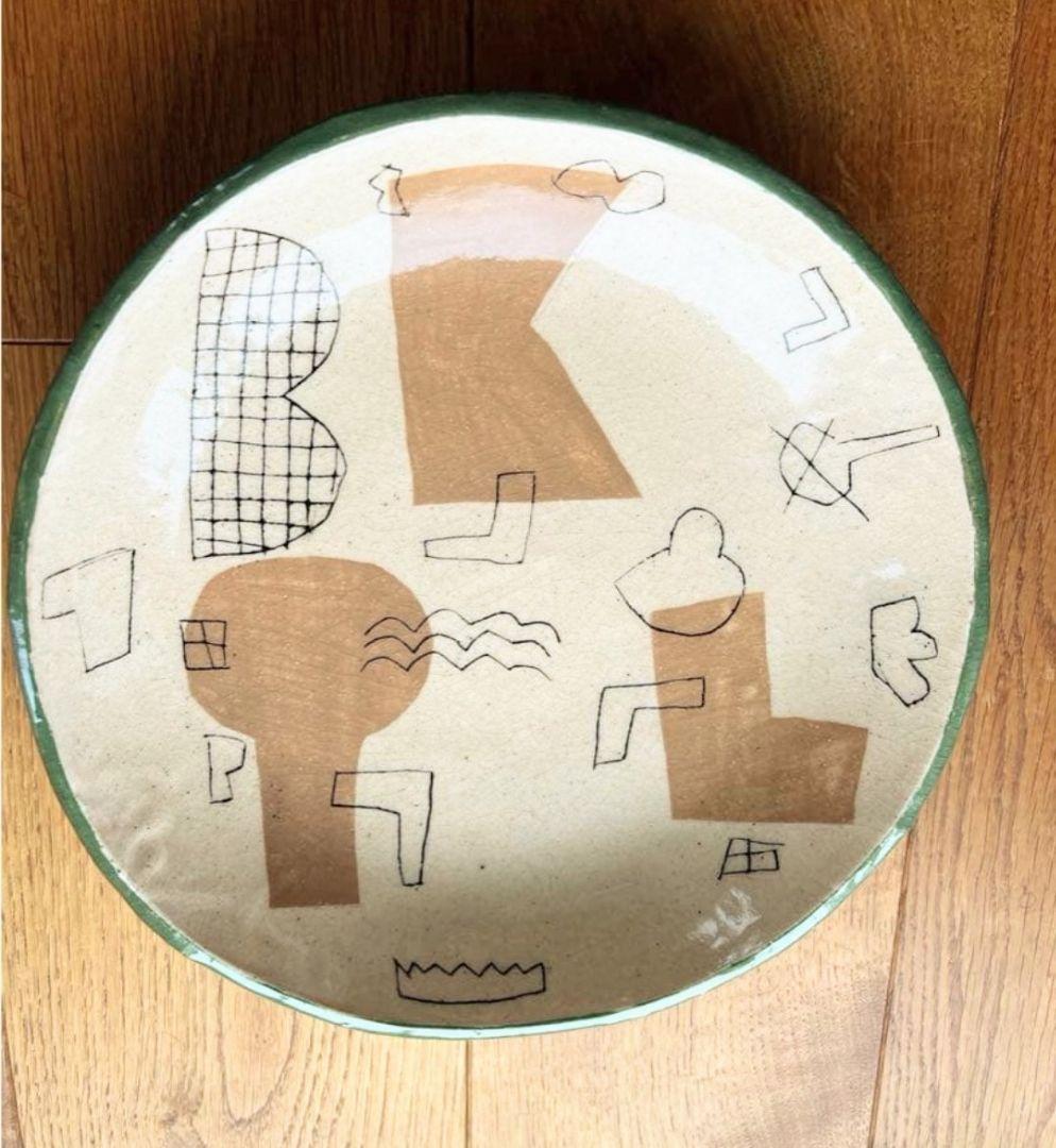 【美品】kimhono 金憲鎬 キムホノ 陶芸家 大皿 平皿