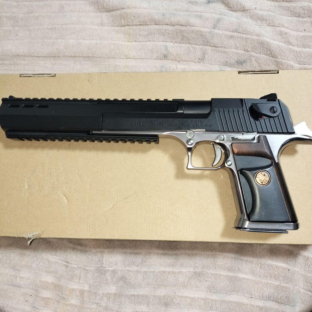 マルイデザートイーグル ライラック10インチバレルカスタムブラック/シルバー