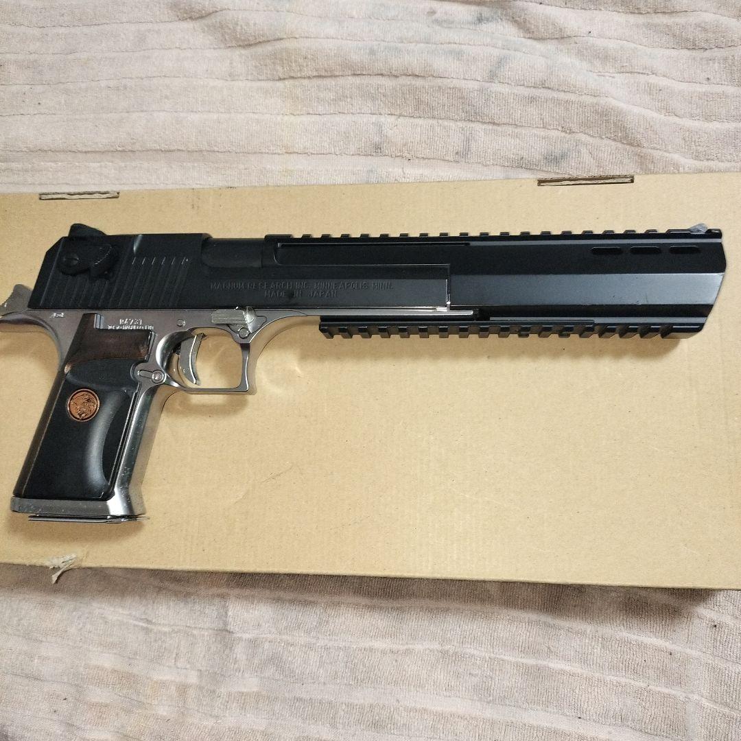 マルイデザートイーグル ライラック10インチバレルカスタムブラック/シルバー