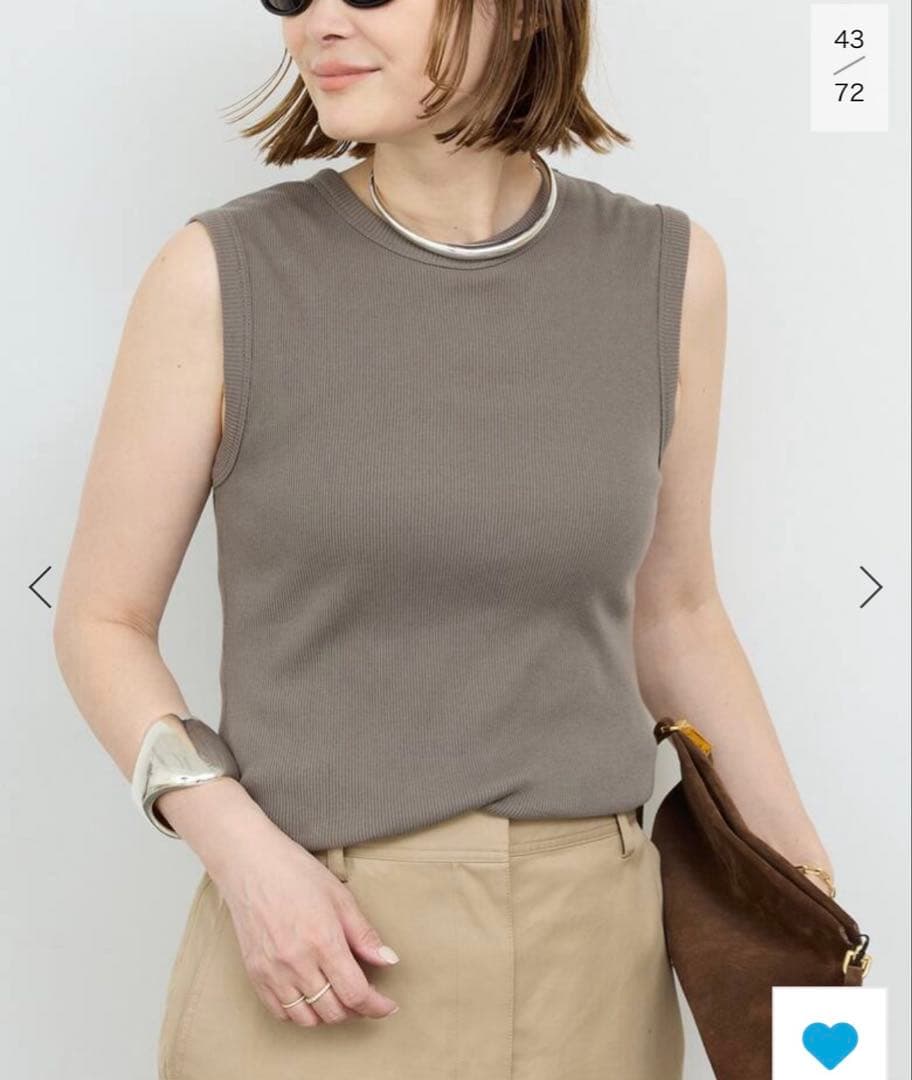 トップス Deuxieme Classe dignity sleeveless