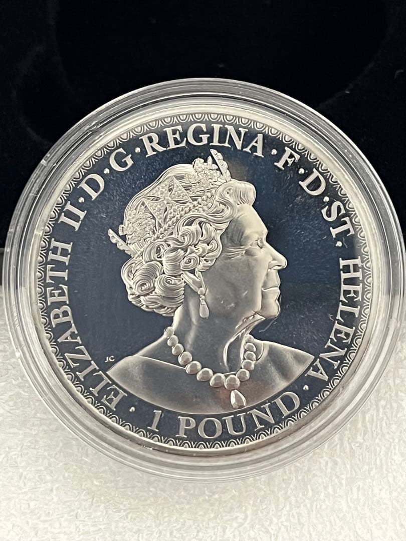 2021　セントヘレナ 　ウナとライオン 　ゴールドブラックエンパイア　 