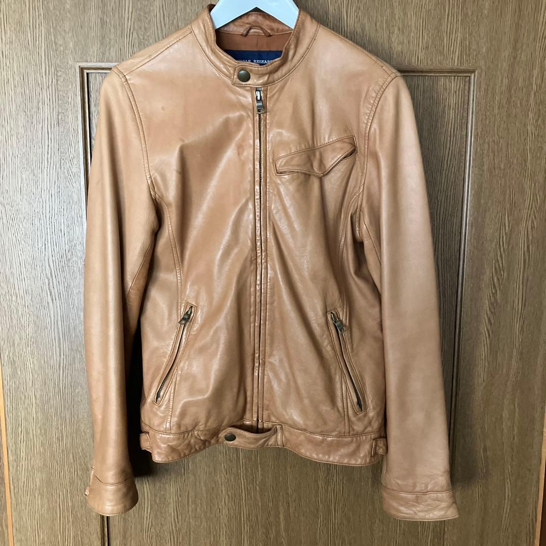 ラムレザー［羊革］ジャケット　Ｍ　キャメル