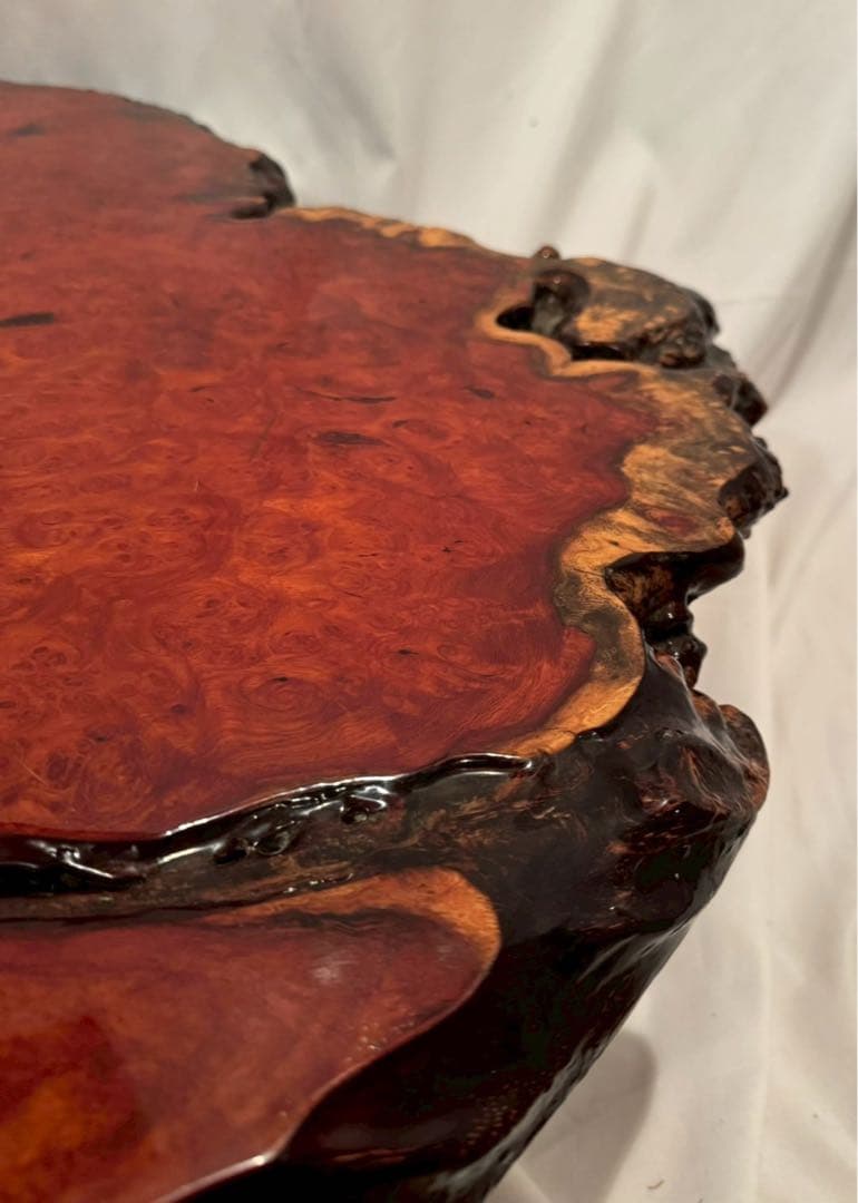 花梨　かりん　座卓　アンティーク　一枚板