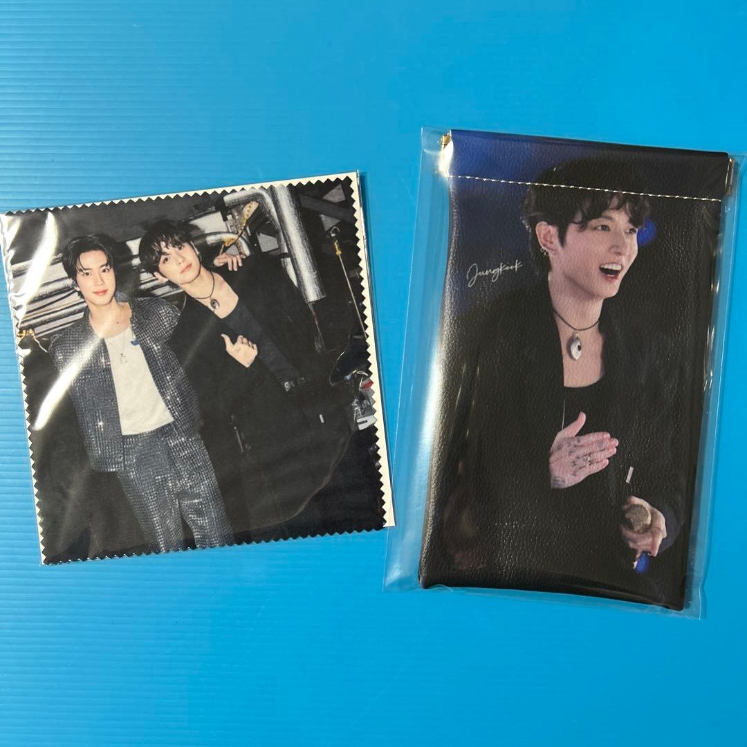 BTS Jungkook 両面ホログラムフォトカード・ロングステッカー